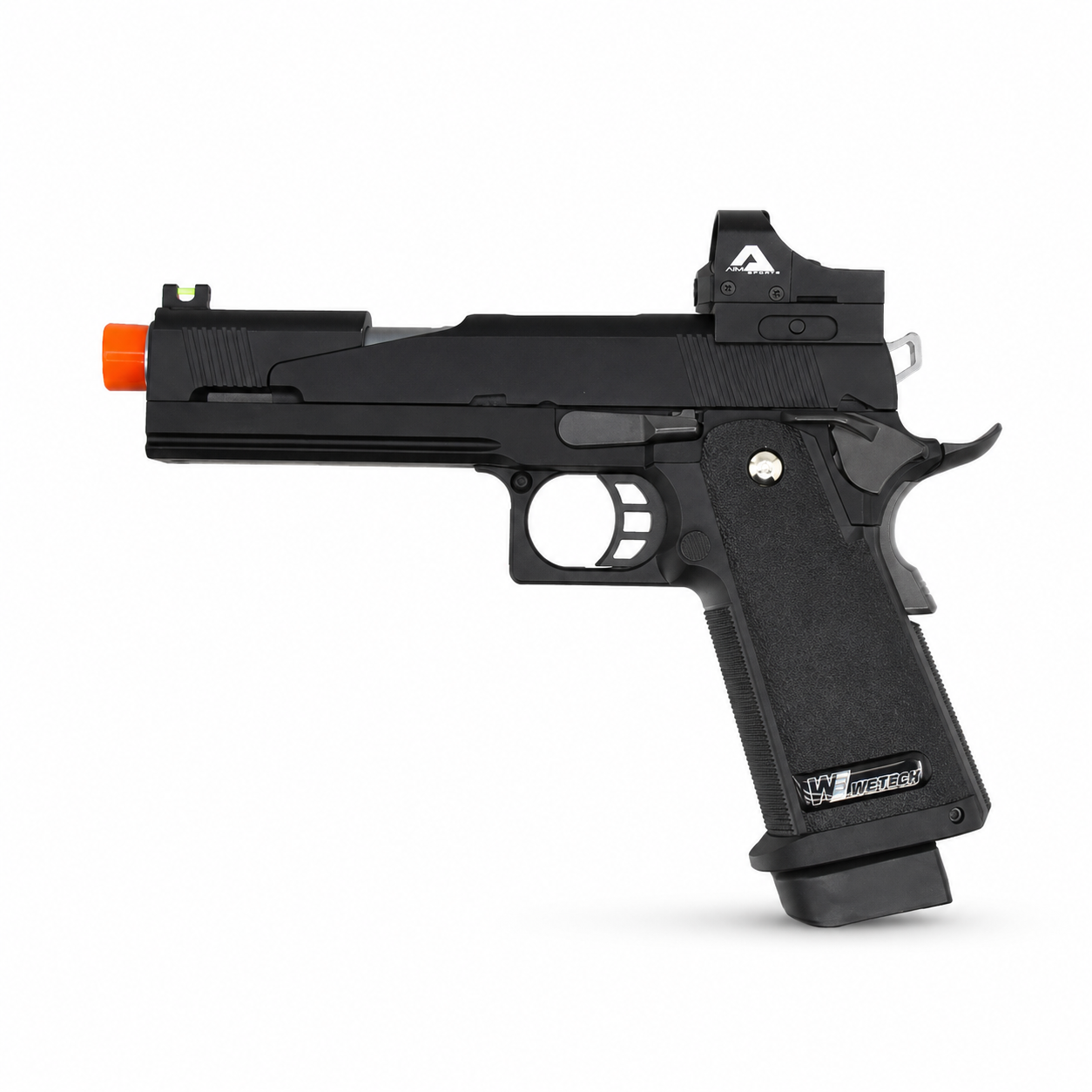 WE Galaxy 1911 Type A + RT5-P1 Kit—— Lightweight competition-style pistol kit with fast red dot target acquisition