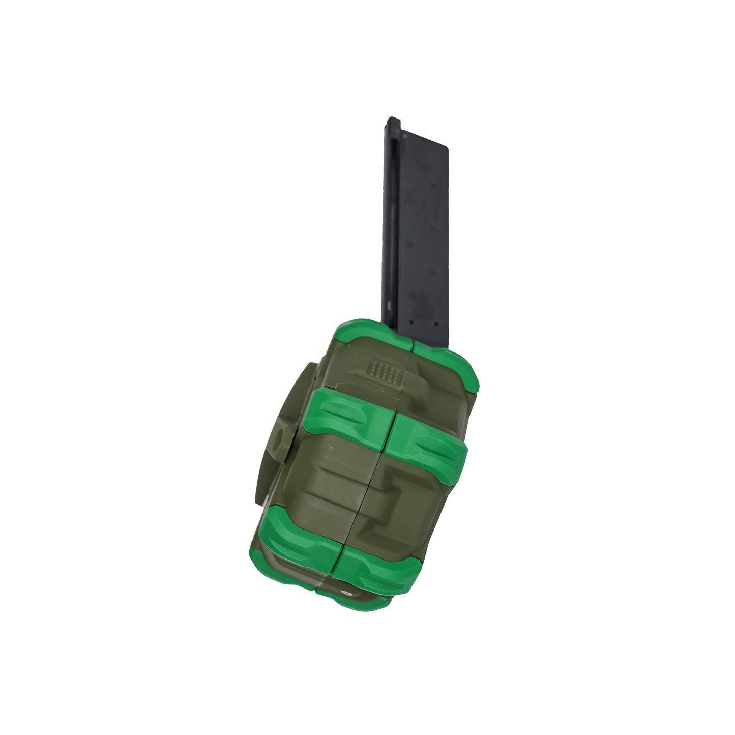 WE 1911 Drum Magazine OD – High Capacity Gas Airsoft Drum Mag |DR-1911-OD