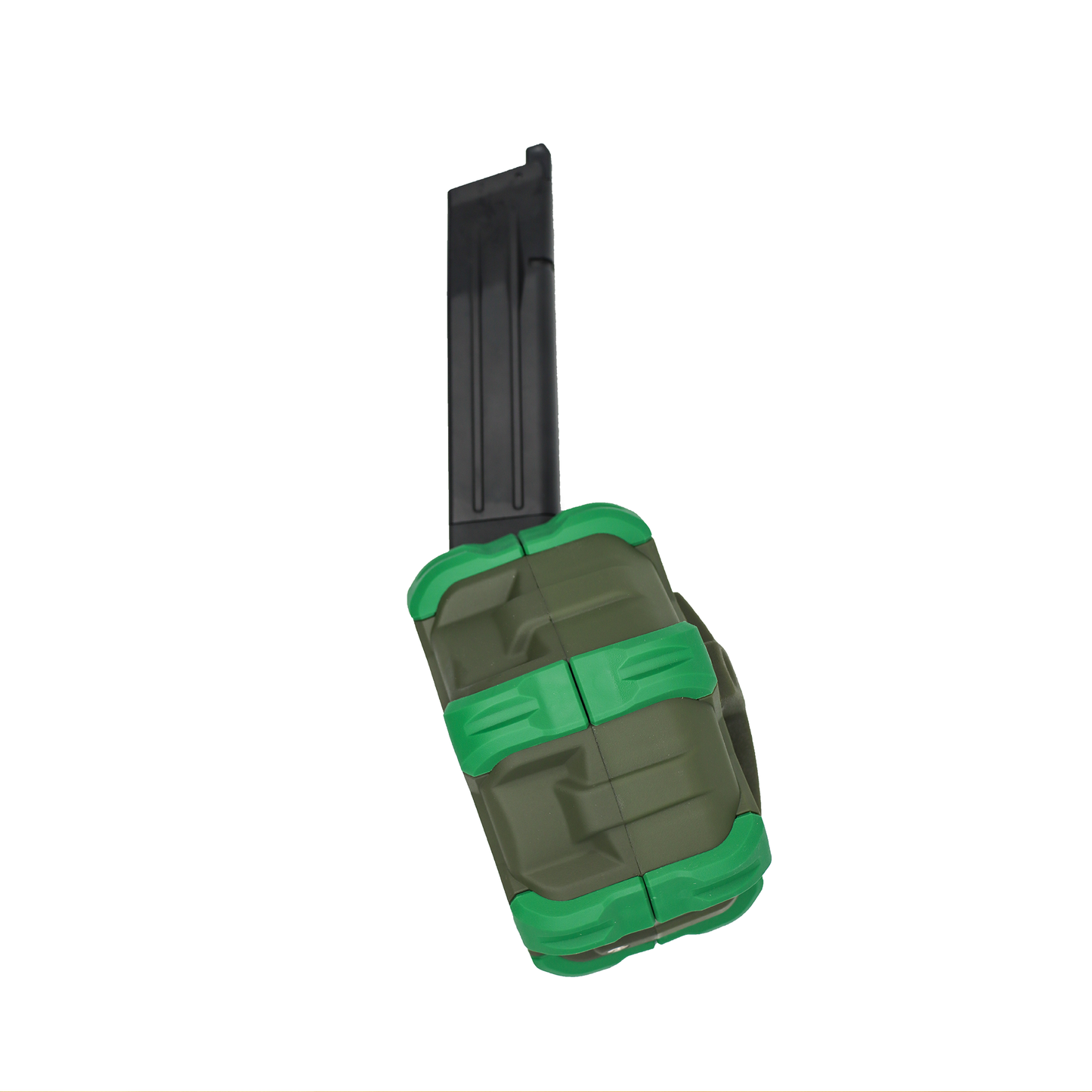 (DR-51-OD)WE 5.1 Drum Magazine OD – Hi-Capa High Capacity Gas Airsoft Drum Mag (DR-51-OD)(WE G17 DRUM MAG OD)