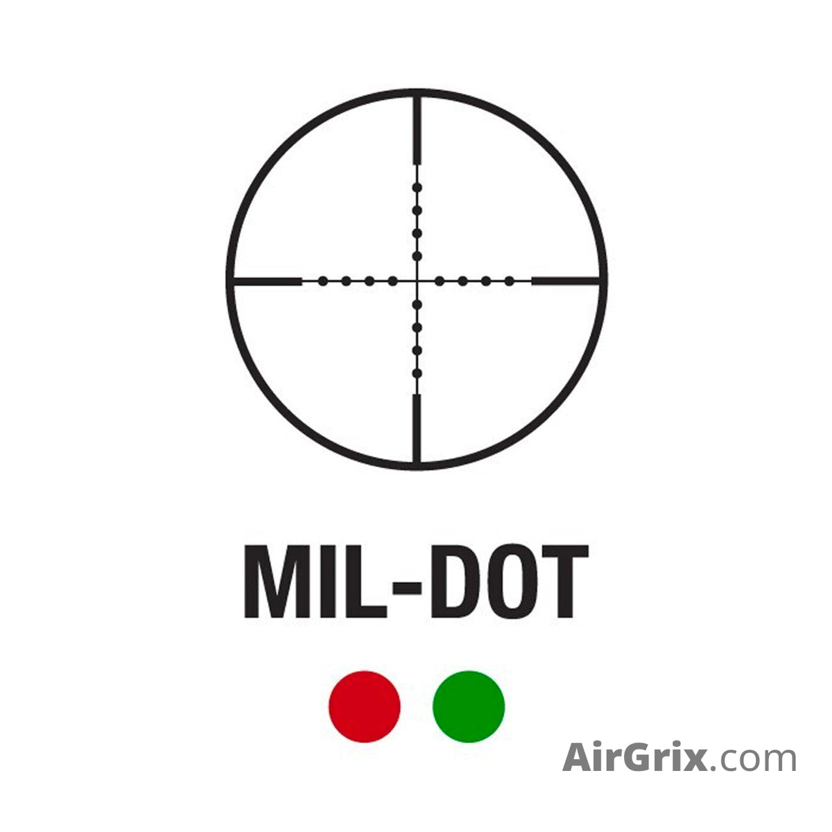 JHI2742G-M 2-7x42 Dual Illuminated Scout Scope With Rings
