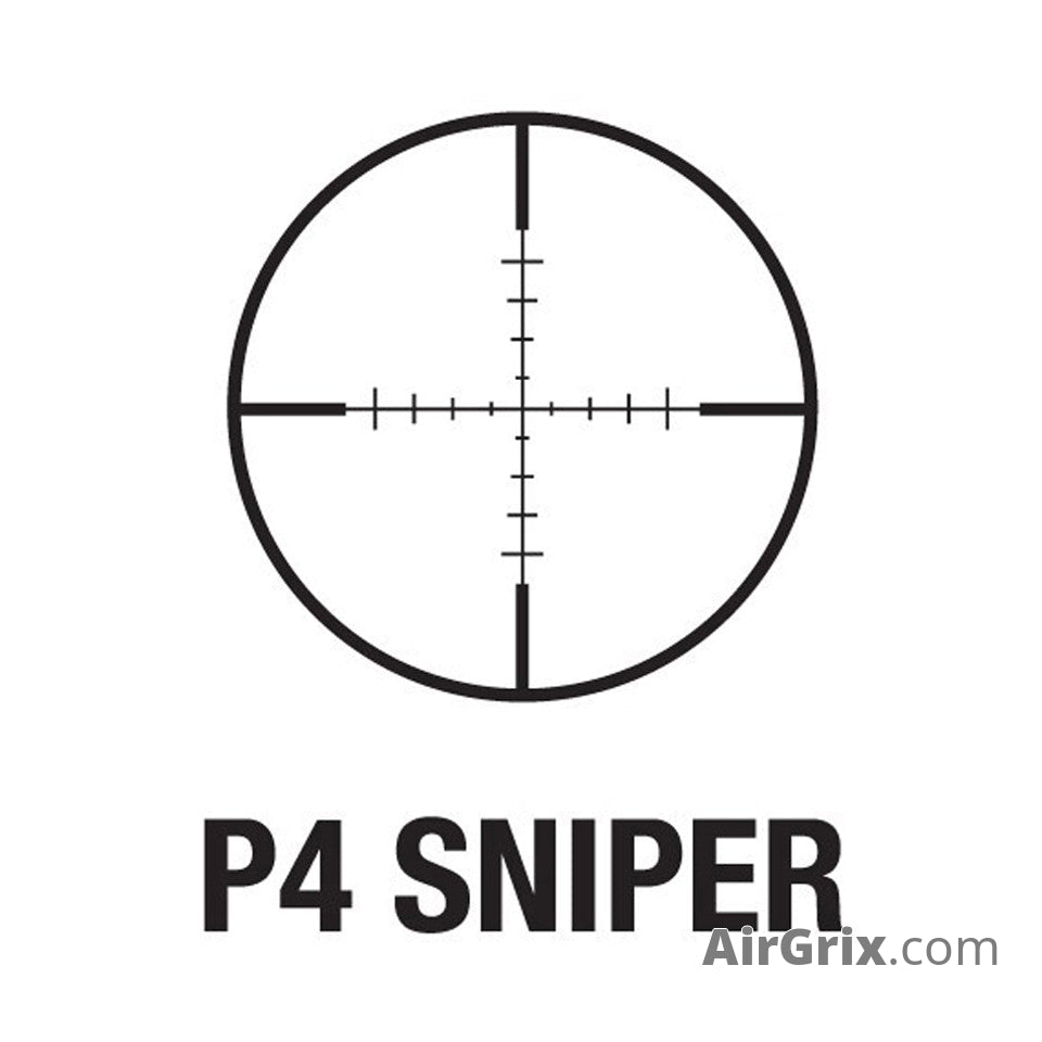 3-9x40 P4 SNIPER SCOPE/FLIP-UP LENS COVERS & RINGS
