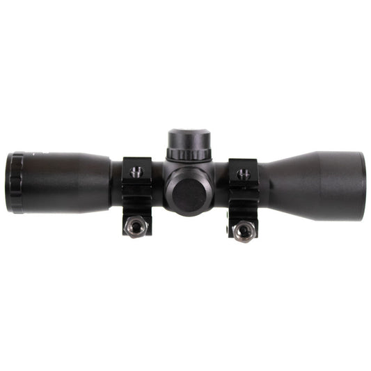 4X32 COMPACT MIL-DOT SCOPE W/RINGS