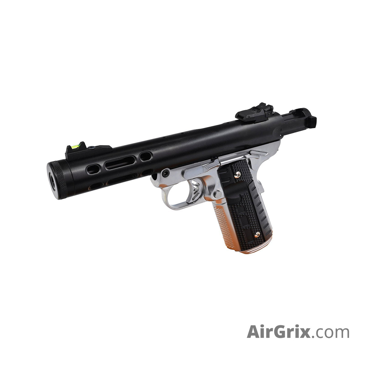 WE Galaxy 1911 Type A GBB Pistol: Black/Silver
