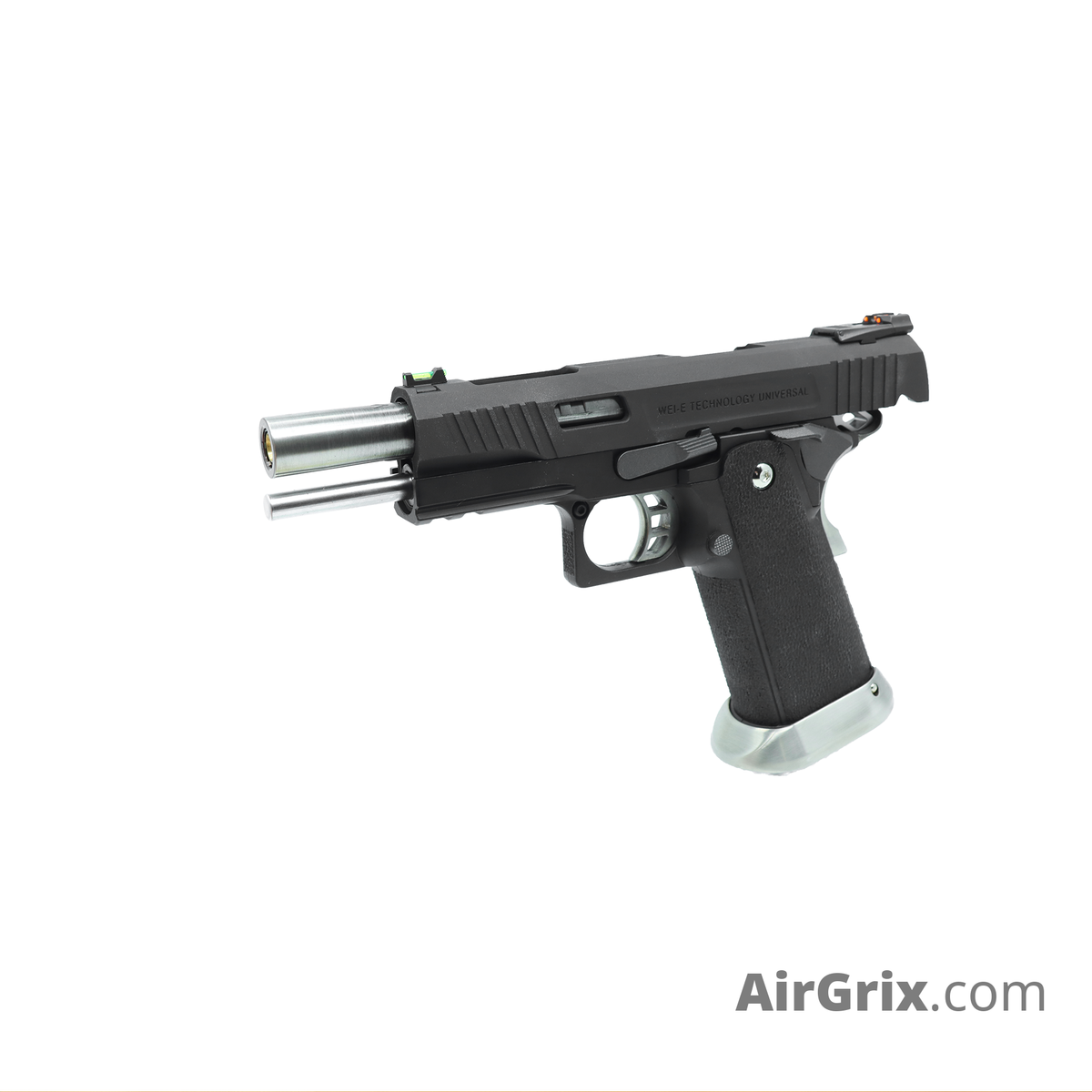 WE Hi-Capa 5.1 T-Rex Full Auto GBB Pistol – Black w/ Markings