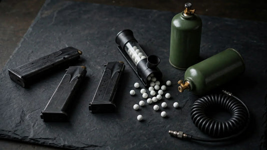 Top 12 gas blowback airsoft pistols 2026 - gear still life