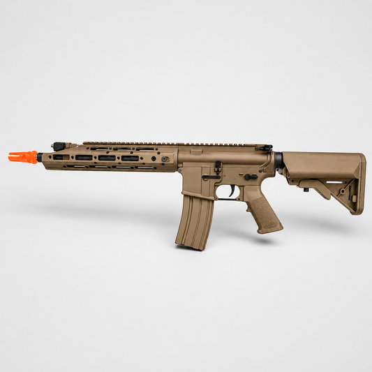 WE Raptor M4 Airsoft AEG Rifle Tan | Full Metal 400 FPS (WE-A005)