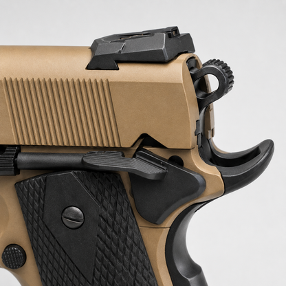WE MEU Tan Gas Blowback Pistol with Markings | WE USA