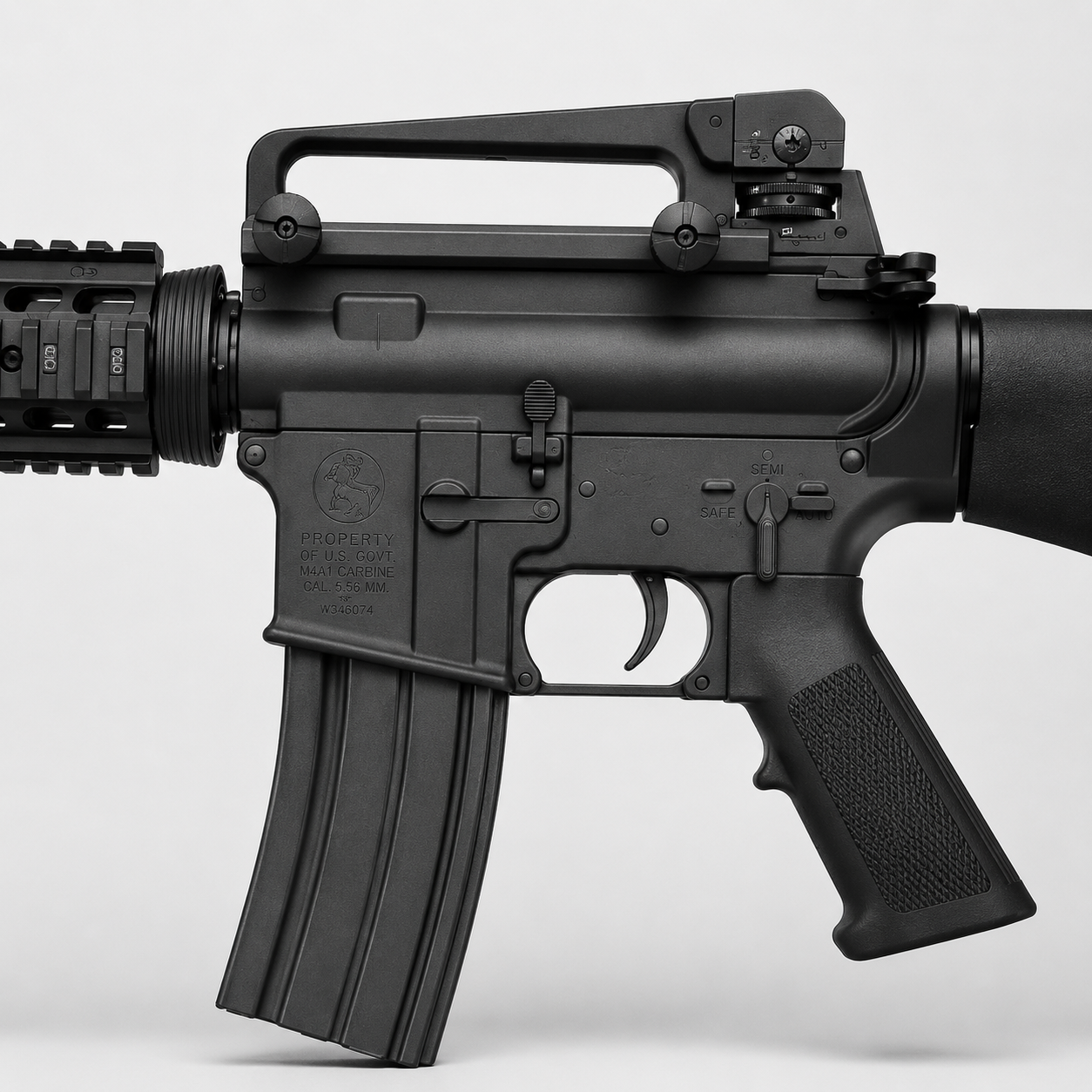 WE SR16 KATANA 3.25KG Alloy AEG Airsoft Rifle | 300rd Hi-Cap Mag Blaster