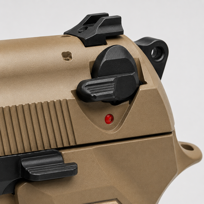 WE M9 Biohazard 20th Anniversary Tan GBB Pistol