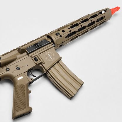 WE Raptor M4 Airsoft AEG Rifle Tan | Full Metal 400 FPS (WE-A005)