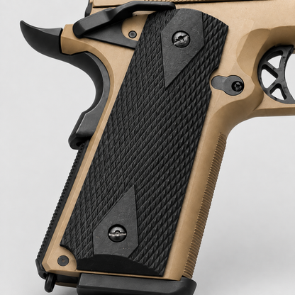 WE MEU Tan Gas Blowback Pistol with Markings | WE USA