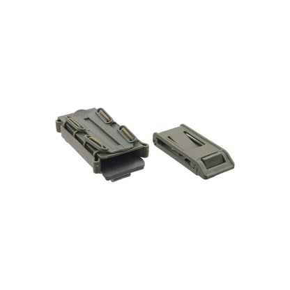 （BO-MPP0110-OG）Universal pistol magazine pouch (Mod 1 / Molle + Belt straps) - Olive Green