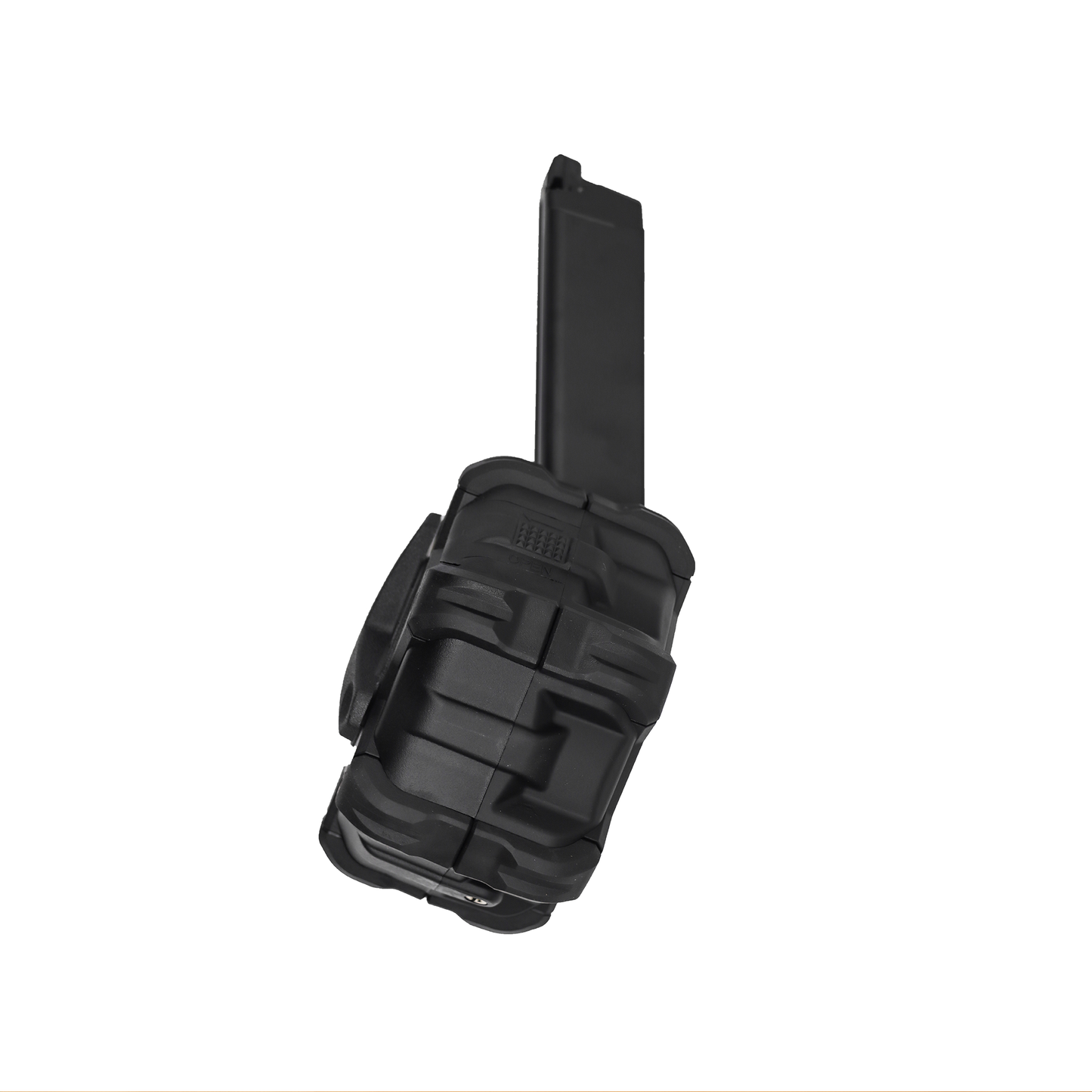 （DR-17-BK）WE G17 Drum Magazine Black – High Capacity Gas Airsoft Drum Mag (DR-17-BK)（WE G17 DRUM MAG BK）