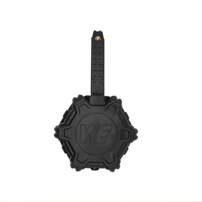 （DR-17-BK）WE G17 Drum Magazine Black – High Capacity Gas Airsoft Drum Mag (DR-17-BK)（WE G17 DRUM MAG BK）