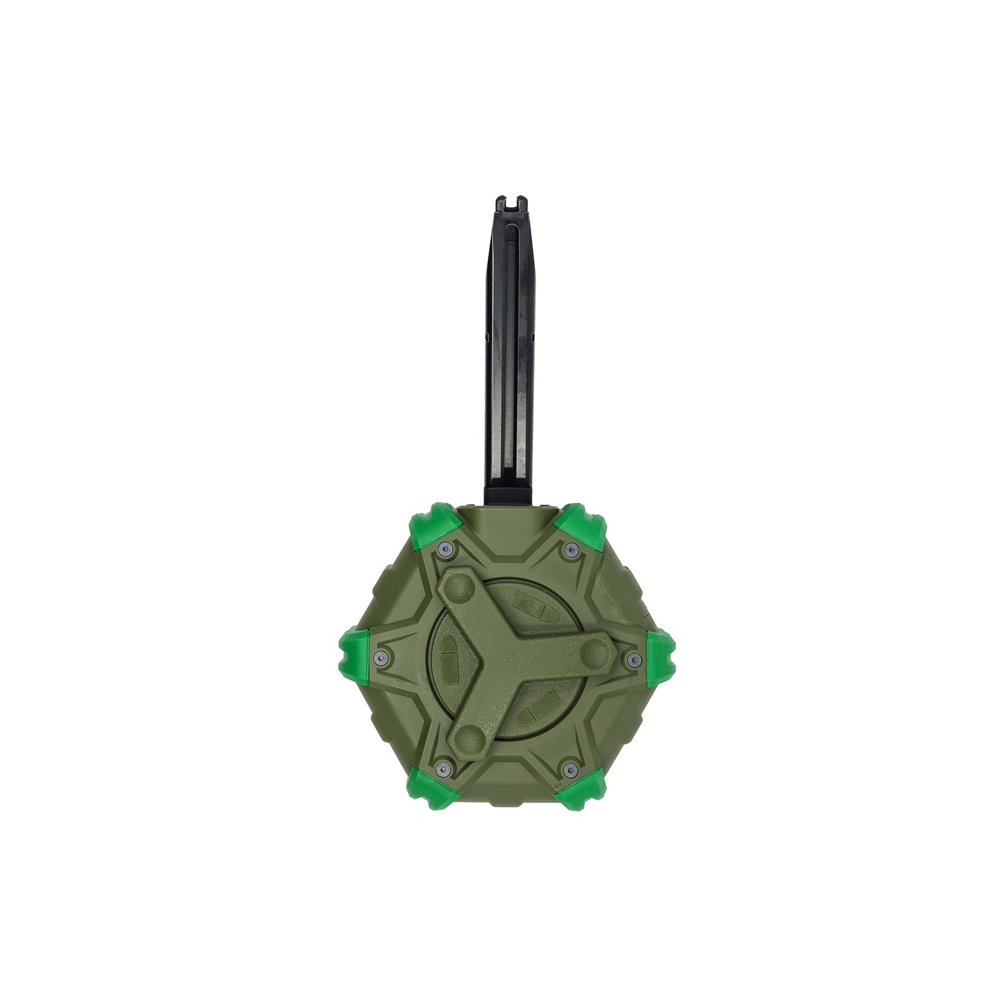 WE M9 Drum Magazine OD – High Capacity Gas Airsoft Drum Mag |DR-92-OD