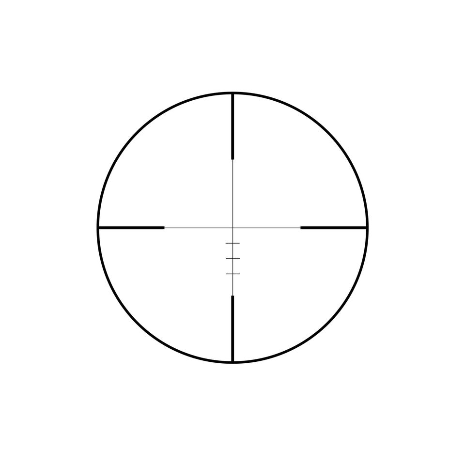 3-12X32 1 IN. SCOUT SCOPE WITH AO & A1-BDC RETICLE