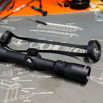 3-12X32 1 IN. SCOUT SCOPE WITH AO & A1-BDC RETICLE