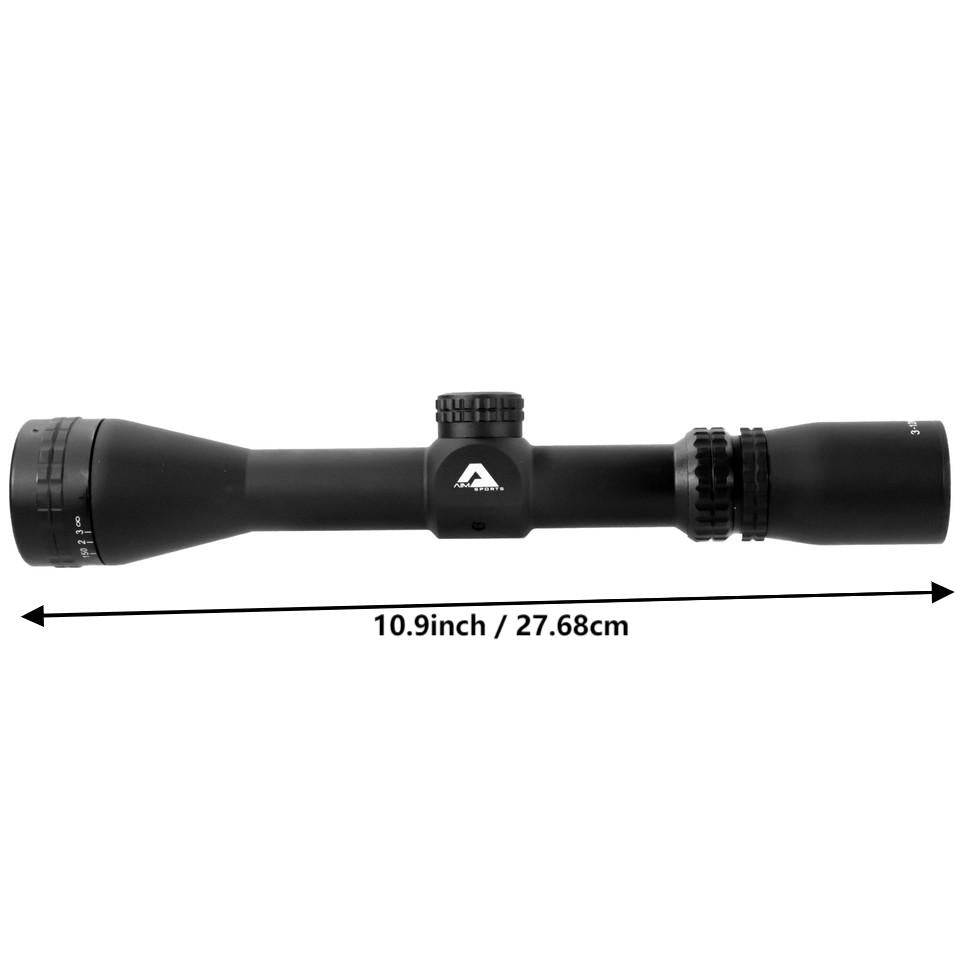 3-12X32 1 IN. SCOUT SCOPE WITH AO & MIL-DOT RETICLE