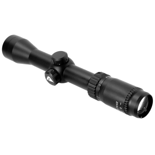 2-7X42 30MM SCOUT SCOPE W/MIL-DOT & RINGS