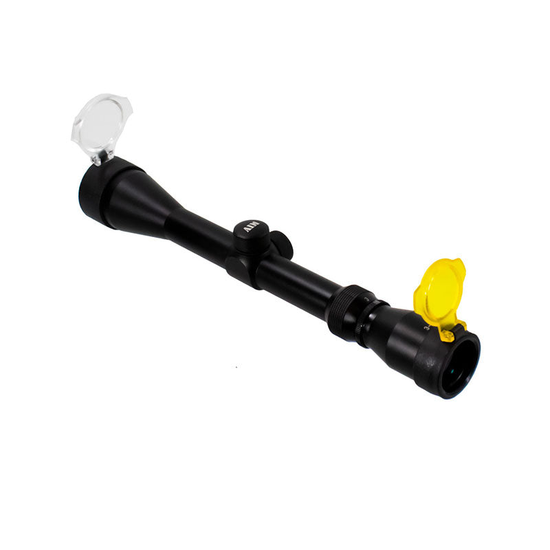 3-9X40 P4 SNIPER SCOPE/FLIP-UP LENS COVERS & RINGS