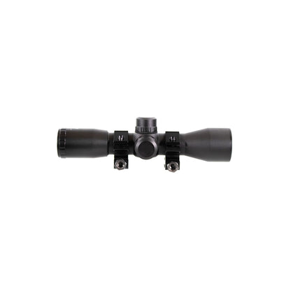 4X32 COMPACT MIL-DOT SCOPE W/RINGS