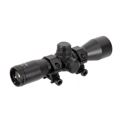4X32 COMPACT MIL-DOT SCOPE W/RINGS
