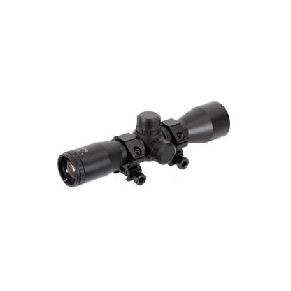 4X32 COMPACT MIL-DOT SCOPE W/RINGS