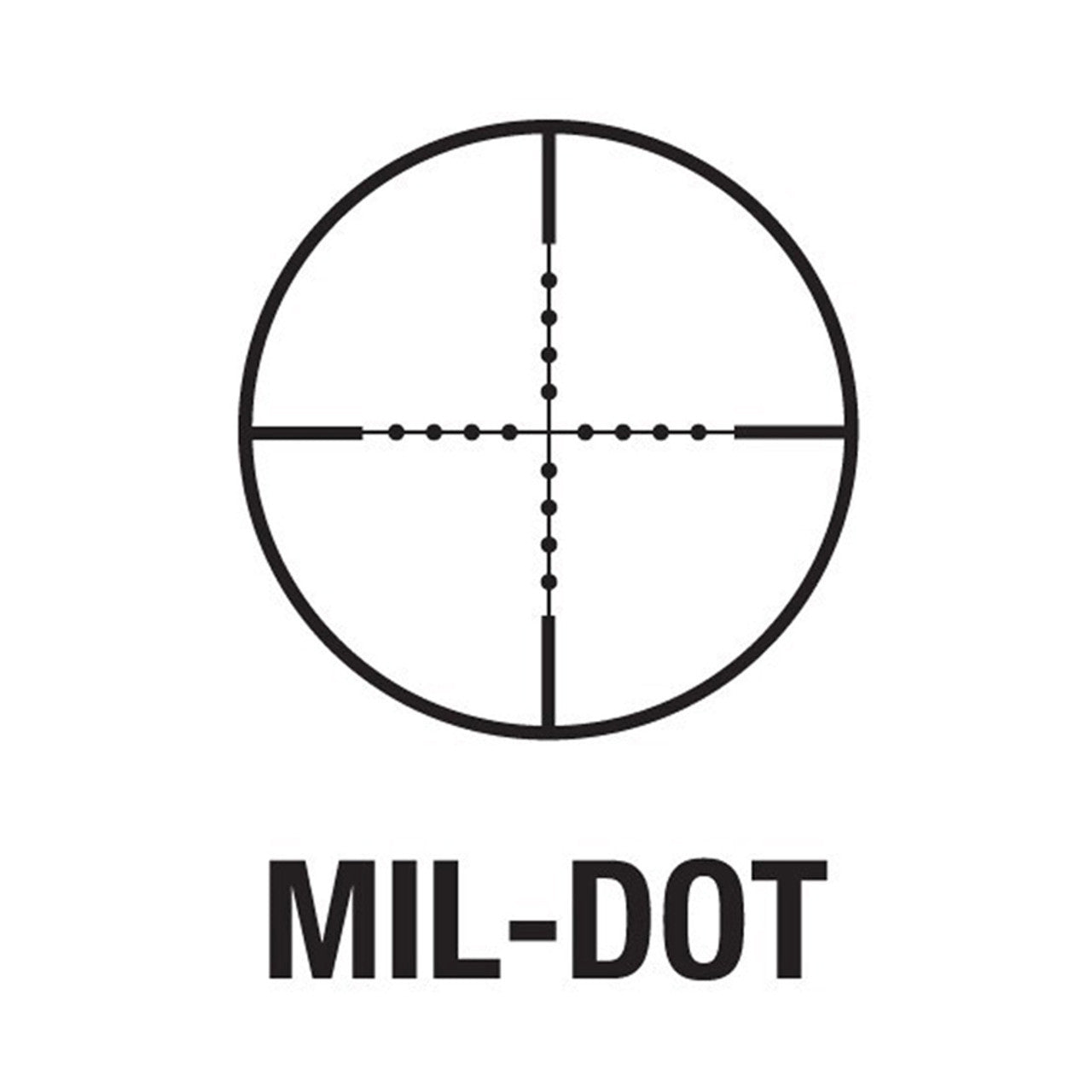 4X32 COMPACT MIL-DOT SCOPE W/RINGS