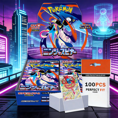 Trading Card Booster Box 75 Cards – Ninja Spinner Edition (15 Packs)