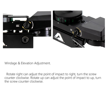 1X34MM   DUAL ILL. W/4 DIFFERENT RETICLES/WARFARE EDITION