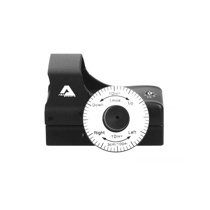 1X27 MM COMPACT RED DOT REFLEX SIGHT W/PUSH BUTTON ACTIVATION