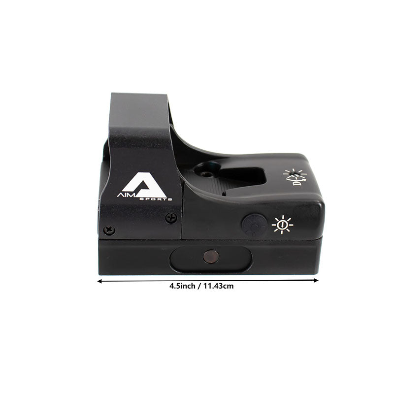 1X27 MM COMPACT RED DOT REFLEX SIGHT W/PUSH BUTTON ACTIVATION