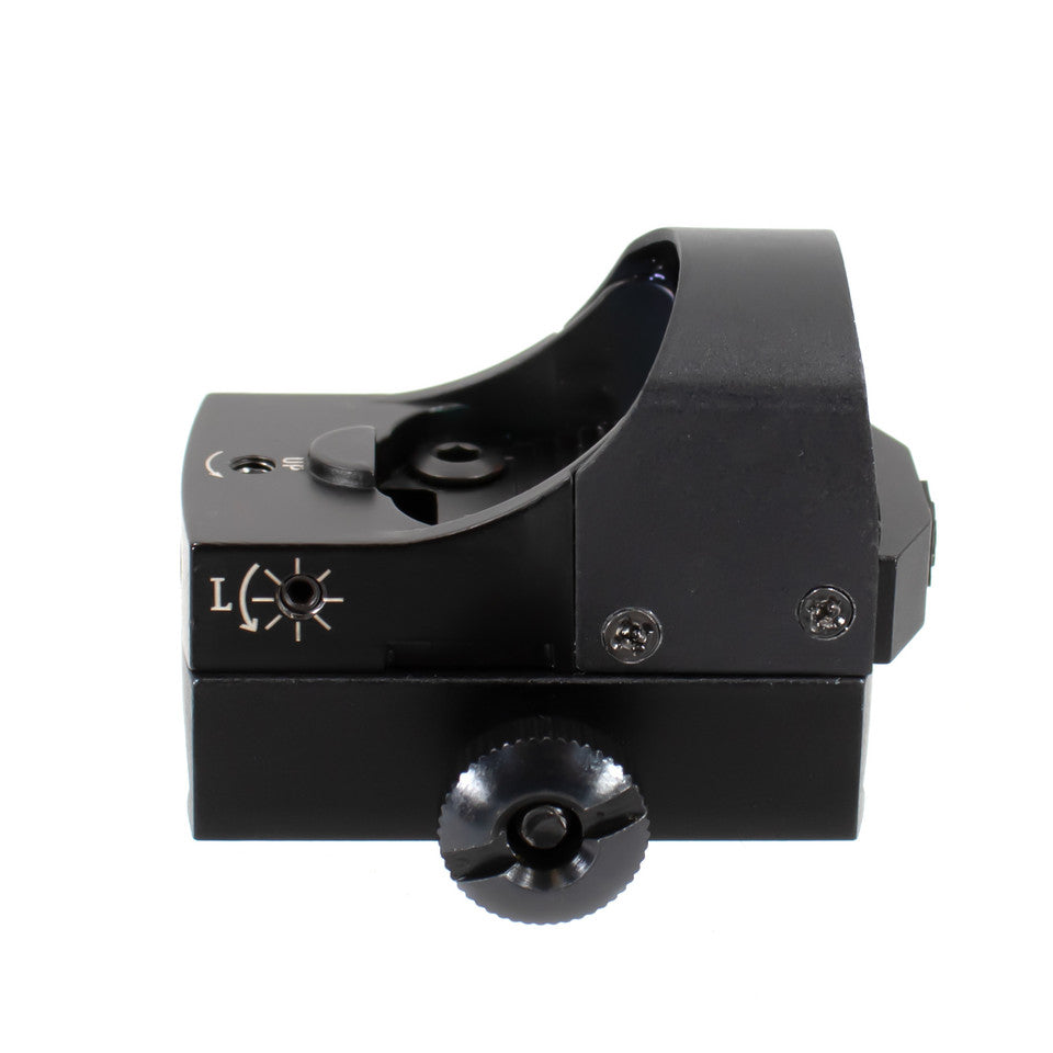 1X24 MM SUB-COMPACT RED DOT PISTOL REFLEX SIGHT PUSH BUTTON ACTIVATION