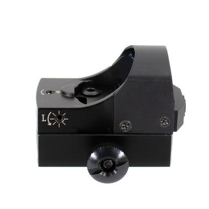 1X24 MM SUB-COMPACT RED DOT PISTOL REFLEX SIGHT PUSH BUTTON ACTIVATION