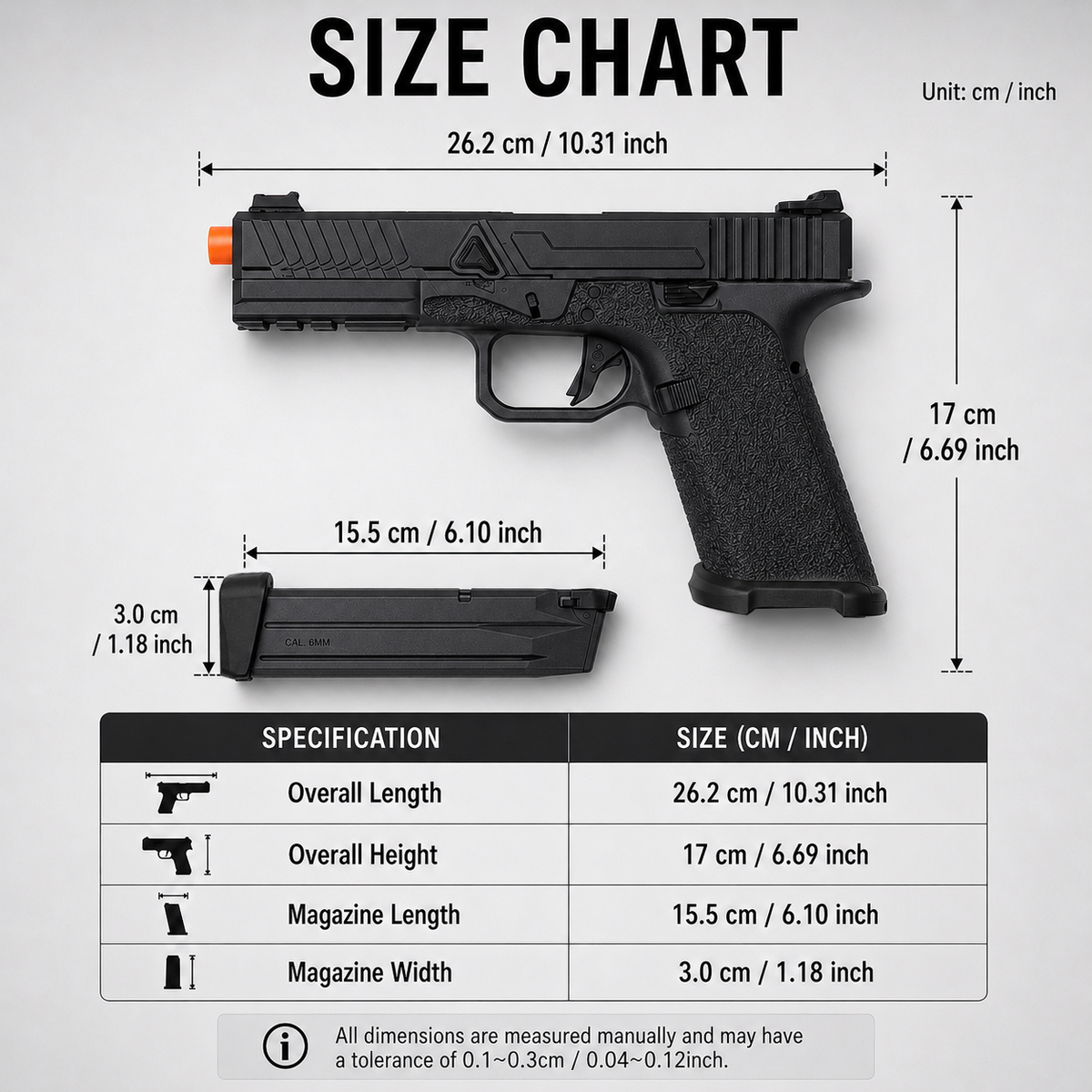 RWA GBB EXA Pistol | Gas Blowback Airsoft Sidearm