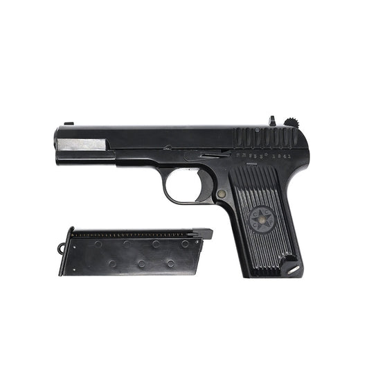 WE TT33 Full Metal GBB Pistol + Spare Magazine Bundle – Classic Military Style Set (Black)