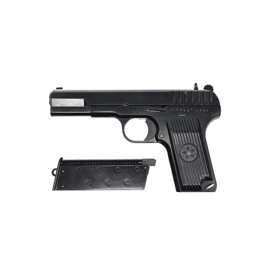 WE TT33 Full Metal GBB Pistol + Spare Magazine Bundle – Classic Military Style Set (Black)