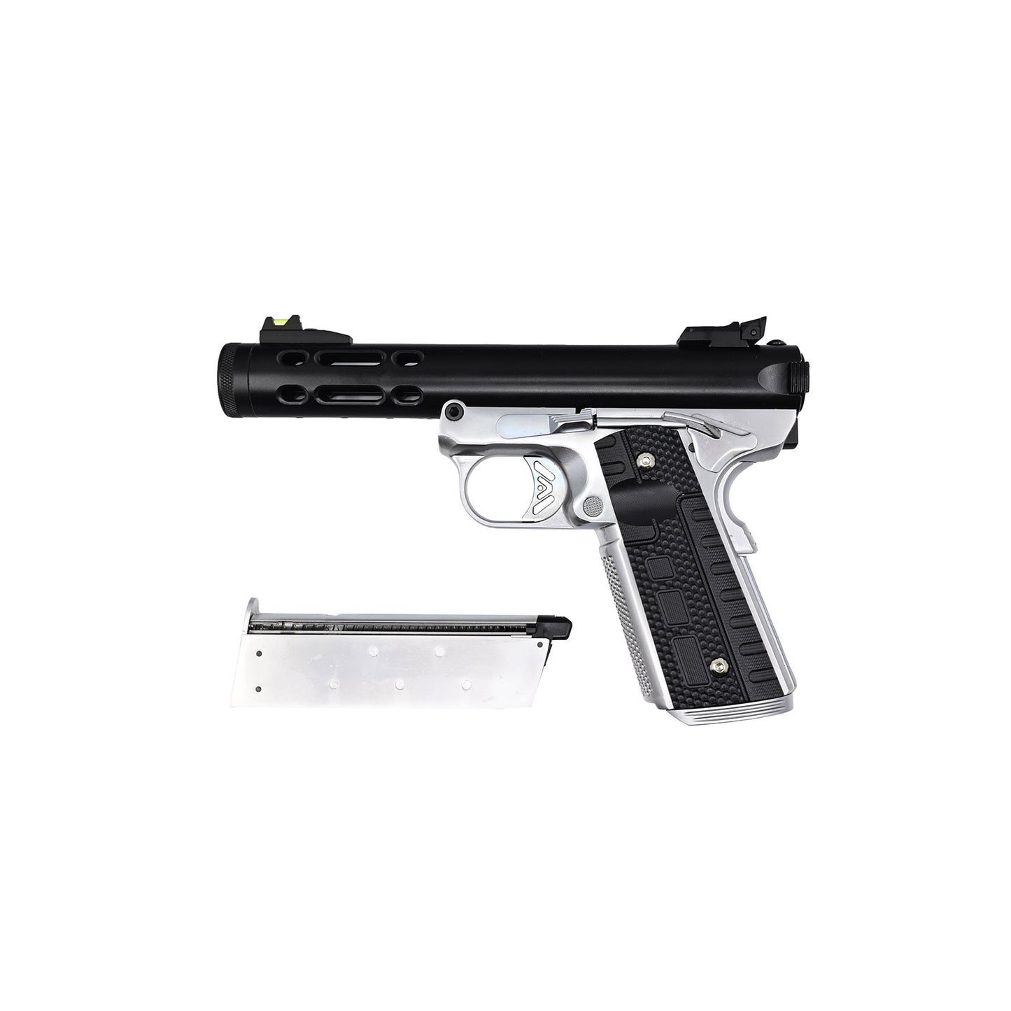 WE Galaxy 1911 Type A GBB Pistol: Black /Silver
