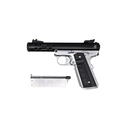 WE Galaxy 1911 Type A GBB Pistol: Black /Silver