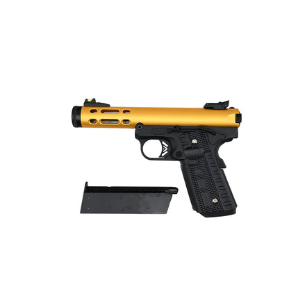 WE 1911 Galaxy Type A: Golden GBB Tactical Pistol