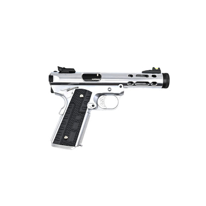 WE Galaxy 1911 Type A GBB Pistol | Full Silver Competition Design