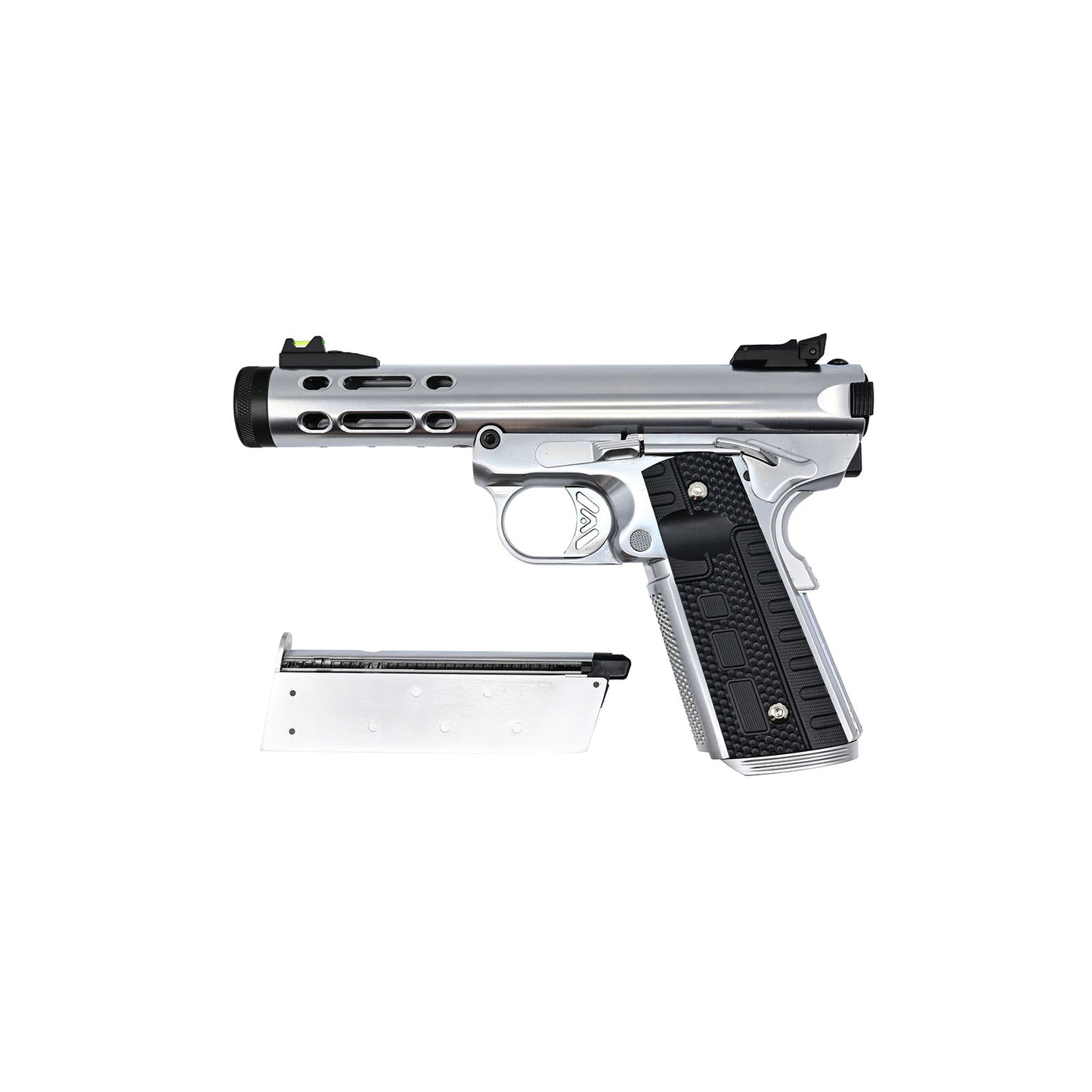 WE Galaxy 1911 Type A GBB Pistol | Full Silver Competition Design