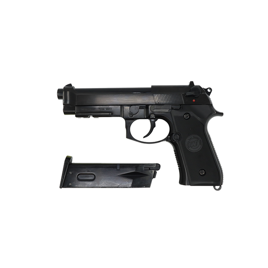WE M9A1 New System GBB Pistol (Auto) + Spare Magazine Bundle – Advanced Tactical Set (Black)