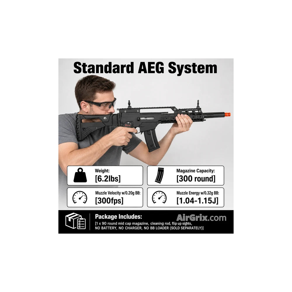 WE SR16 999RAS Full Metal AEG Airsoft Rifle | 300-Round Hi-Cap