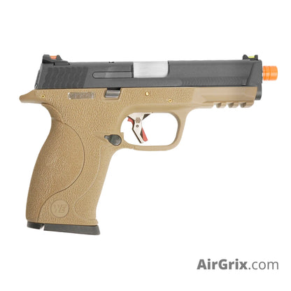WE Big Bird T4A Gas Blowback Pistol (BK/SV/TAN)