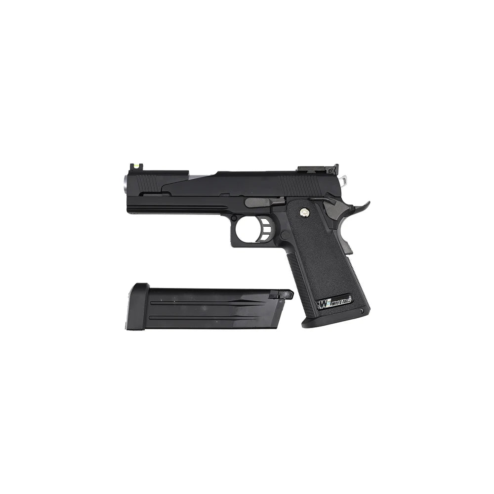 WE 5.1 Dragon Type A Hi-Capa Full Auto Gas Blowback Pistol – Black
